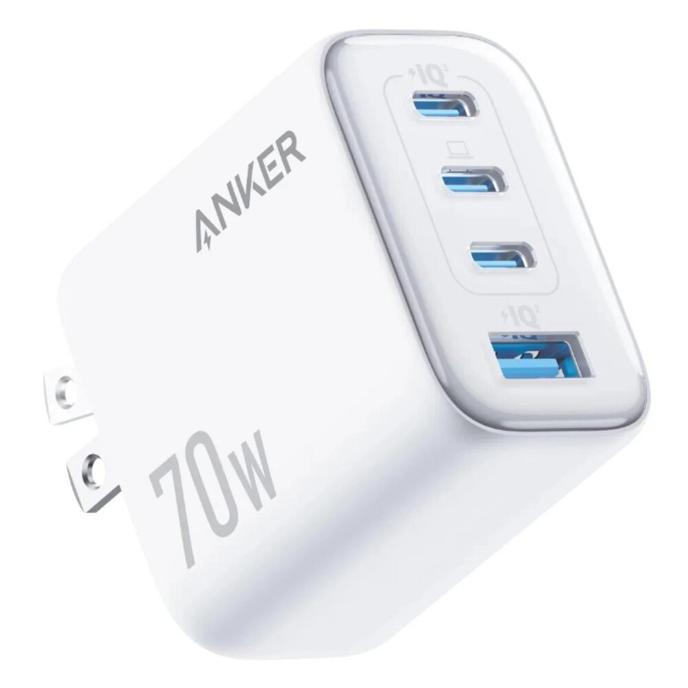 ANKER WALL CHARGER MULTI USB C CHARGERS OUTLET PHONE POWER PLUG 70W 30W 2 PACK - Picture 3 of 9